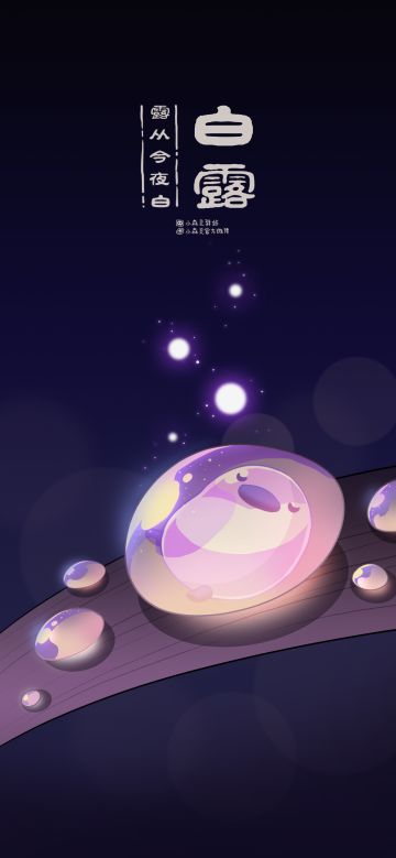白露限定壁纸 | 露从今夜白（内含兑换码）