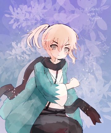 给朋友生日画的樱saber！