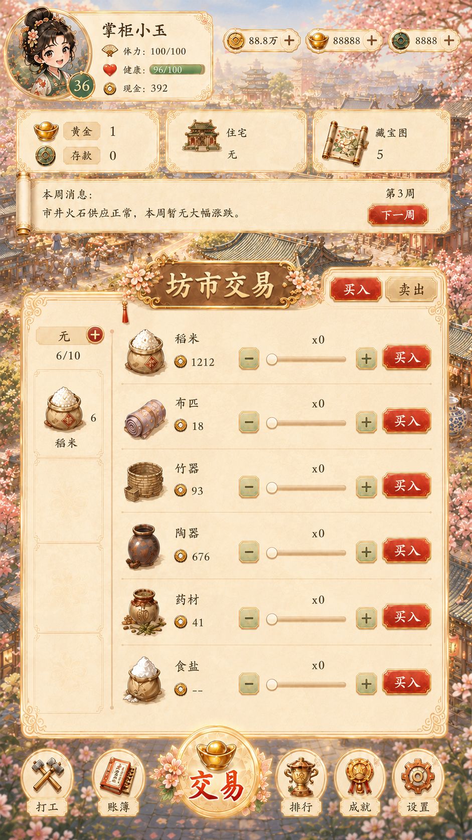 古风模拟经营,这些系统够不够 3