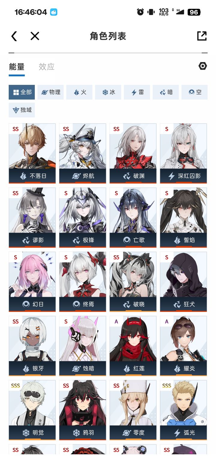 求大佬们指导配队及后续应该抽哪些卡截图