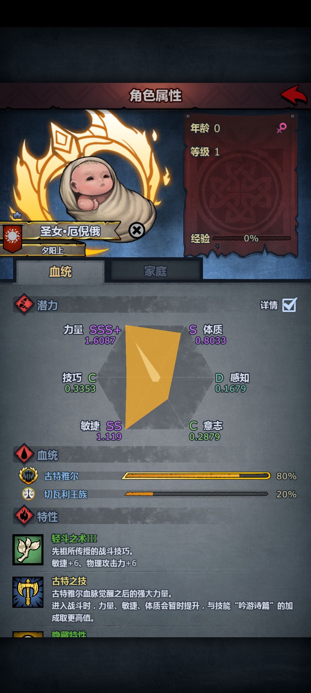 苗子极限,神性一般。 4