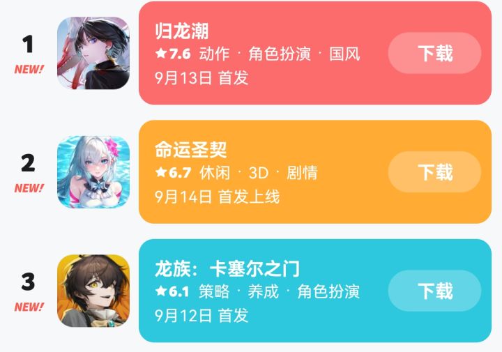 公允的评分排名截图