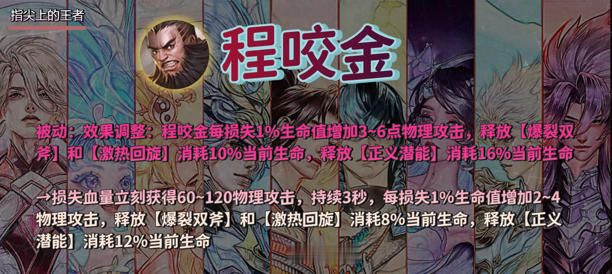 王者【每周前瞻】亚连,程咬金调整截图