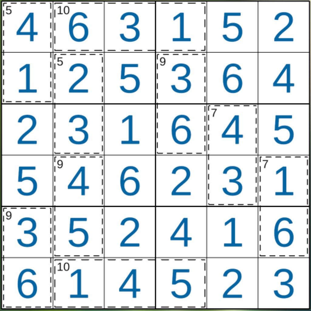 杀手数独第13~24关 8