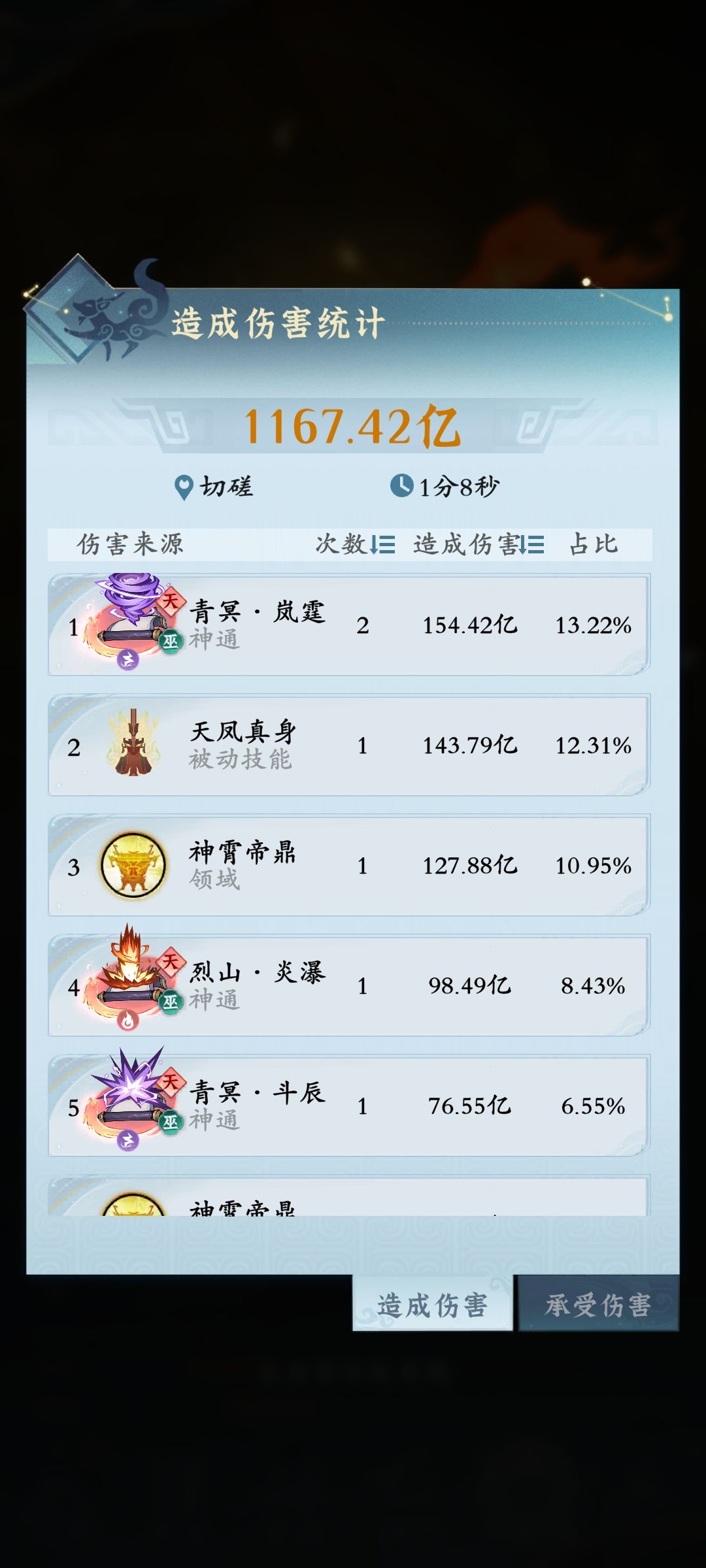 炽炎削弱以后用劫焰替换测试 2