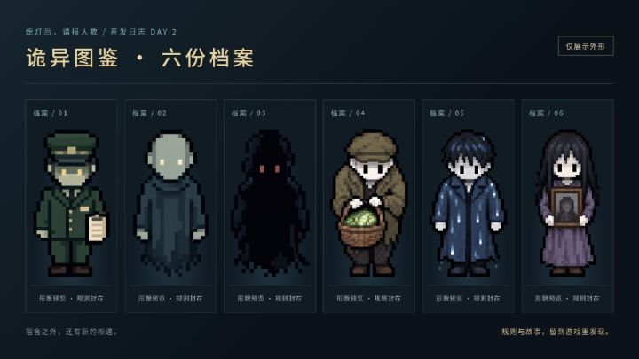 开发日志2|给诡异做个档案,下一站驶出宿舍截图