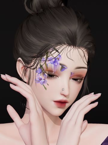 妆容分享『山野花妖』