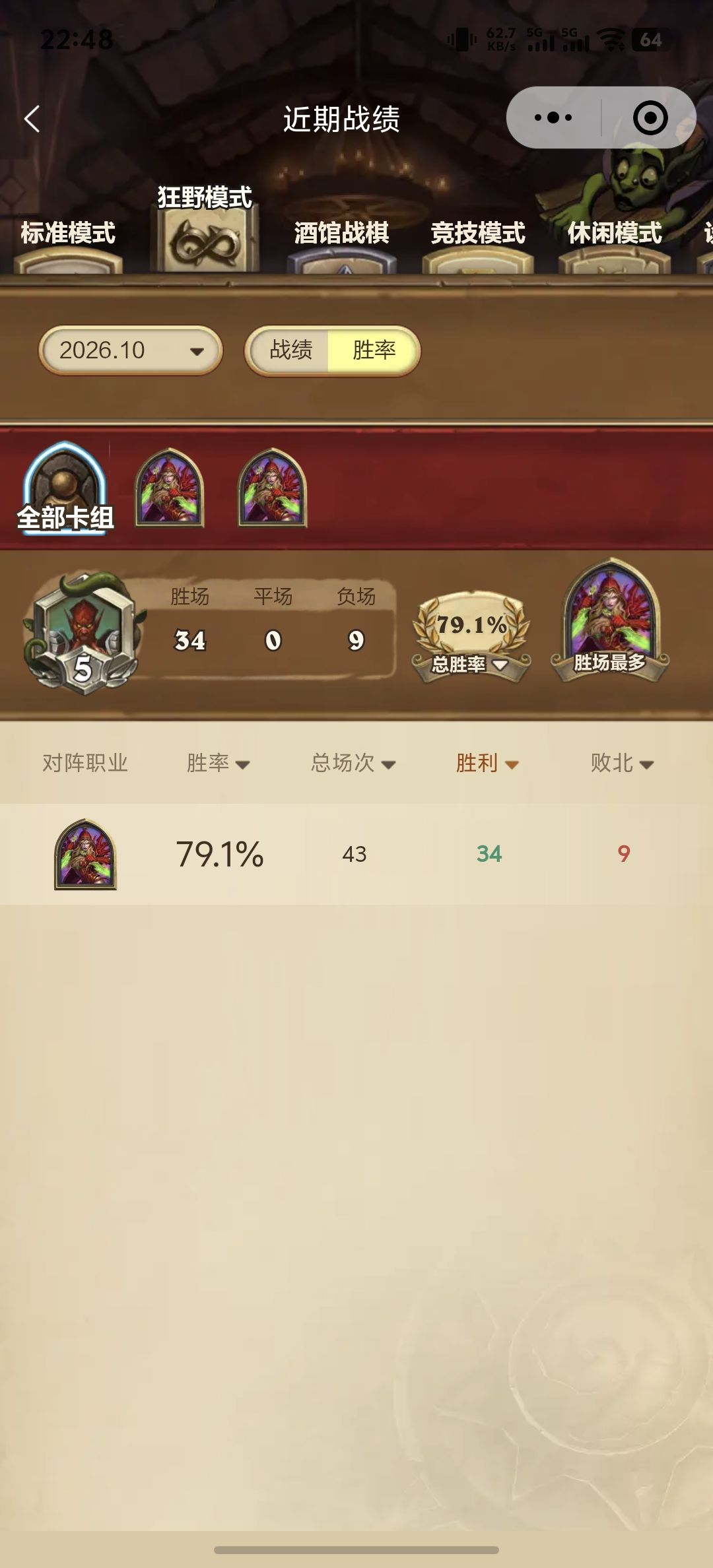 胜率很高，赶紧玩，基本四费结束 2