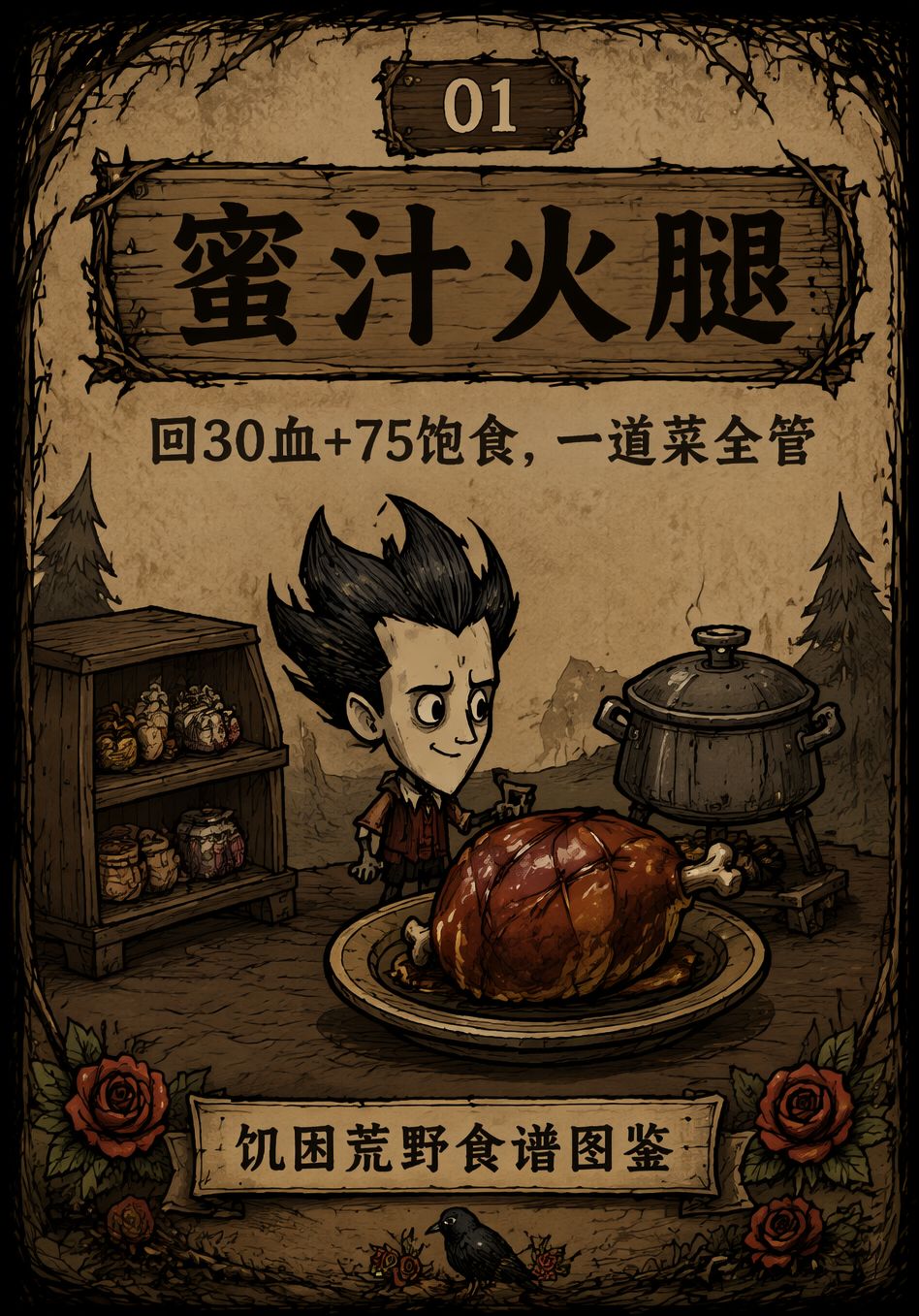 食谱08 · 蜜汁火腿 1