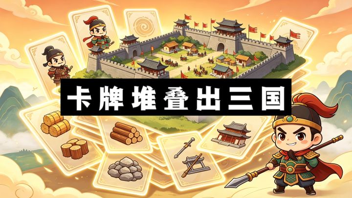 什么❓️三国是叠出来的❗️卡牌堆叠+三国题材❗️截图