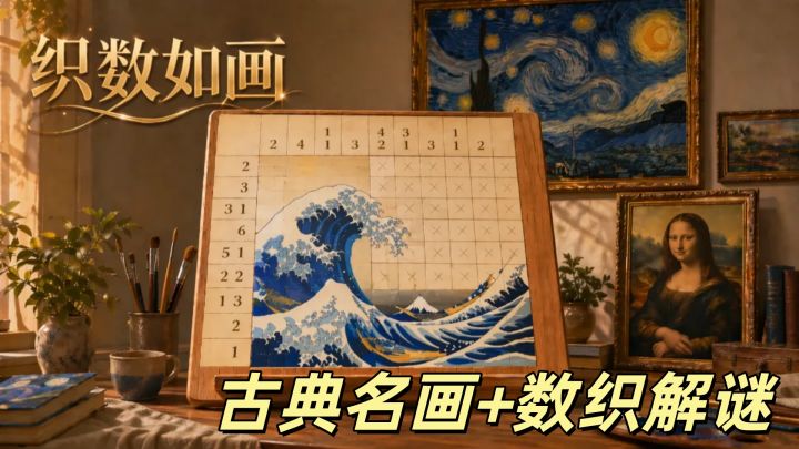 数字拼出蒙娜丽莎,达芬奇看了都想点赞的解谜游戏!截图