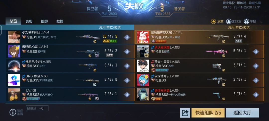一把小小的排位赛,竟有三位狙神 1