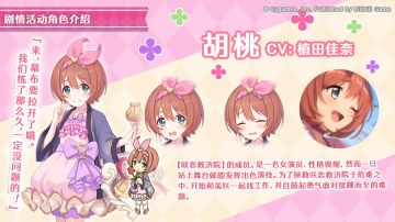 剧情活动「Sweet tiny stage！ 新人女演员与小小淑女」角色介绍