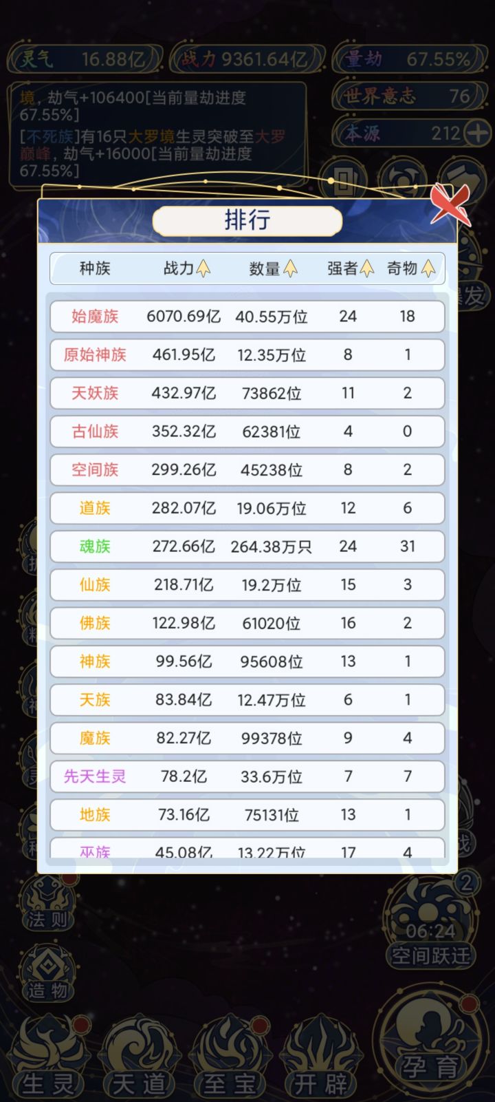 战力主要靠诸神之战,拦不住了截图