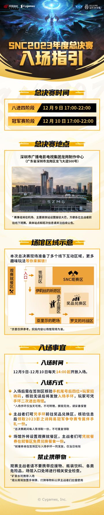 SNC 2023 年度总决赛入场指引