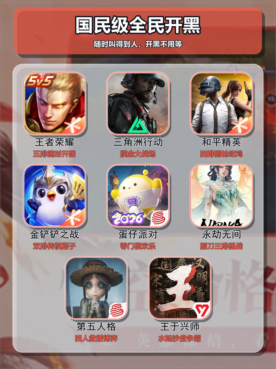 测测你的开黑搭子靠不靠谱,它们一玩见真章 3