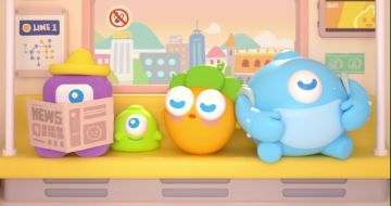 保卫萝卜 · 今日分享呆兔岛地铁早八实录