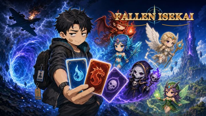 Steam单机卡牌游戏FallenIsekai,水族无翻车卡组截图