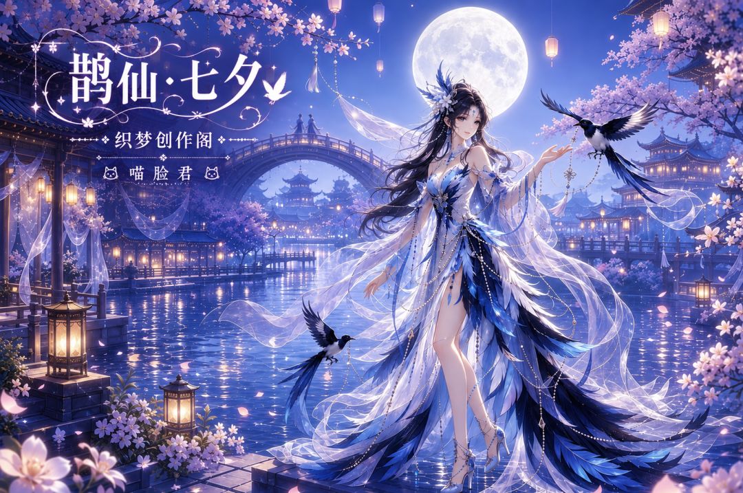 游戏角色设计稿《鹊仙·七夕》🕊️ 3