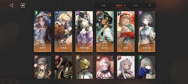 刚回坑，可以帮我看看还需要补谁和养谁吗截图