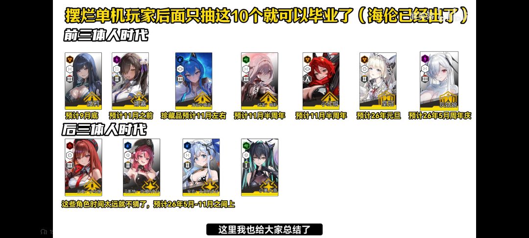【转】大佬列出的10个必抽角色 1