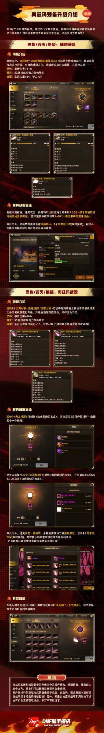 奥兹玛装备升级介绍