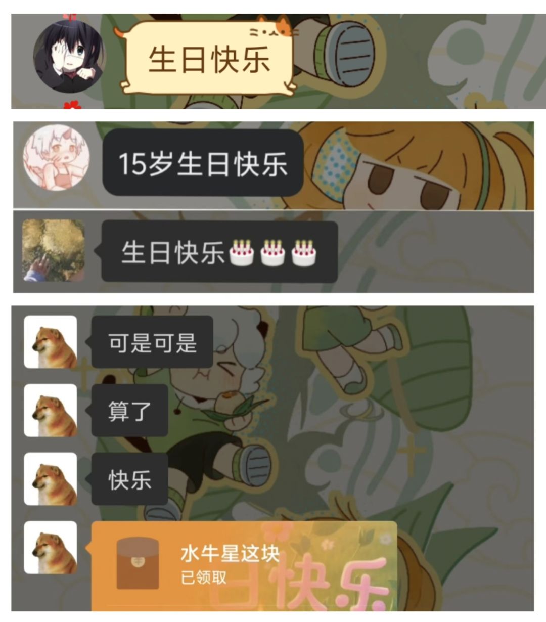 祝自己15岁生日快乐 7