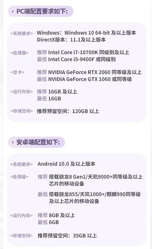 性能优化显著?蓝原配置曝光 2