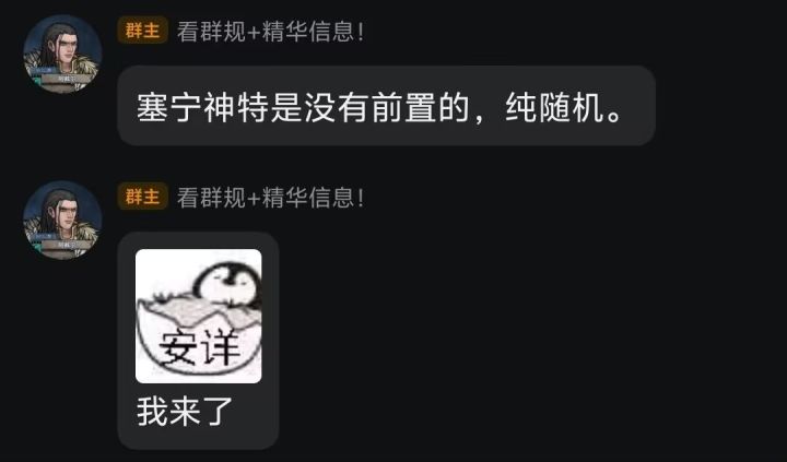 塞宁神子神特没有前置截图