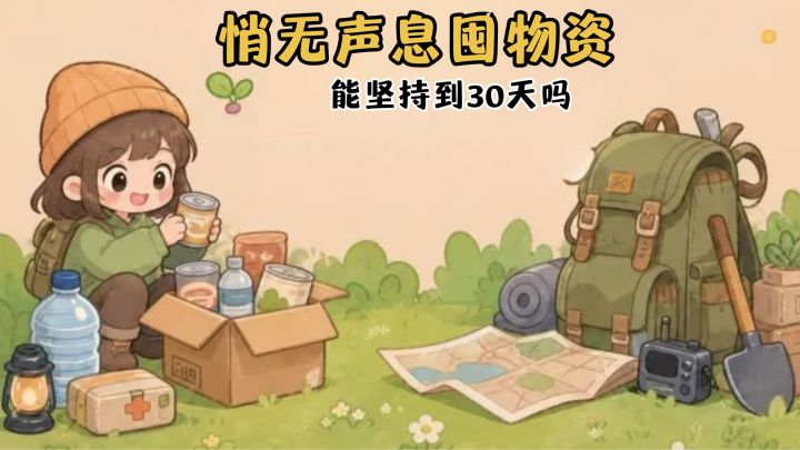 挑战30天内悄无声息囤够末日物资!你能撑到第几天!?截图