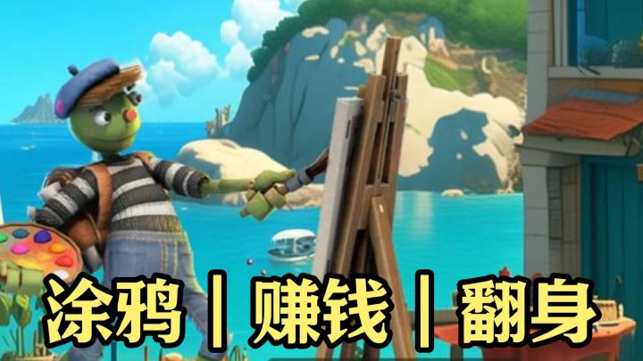 在游戏里当画家，只要够自信，涂鸦也是艺术品截图