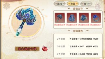 目前进度下武娘各套装属性与适配阵容