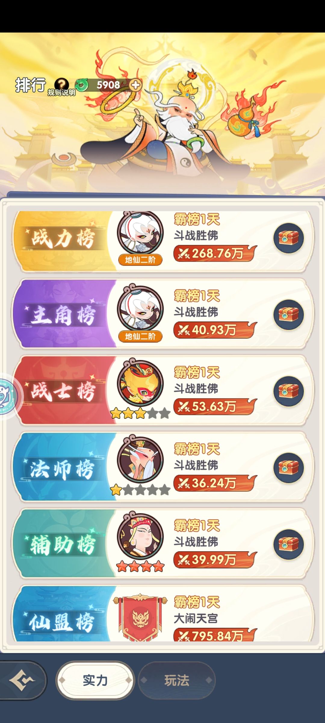 也是当上榜一大哥了 1