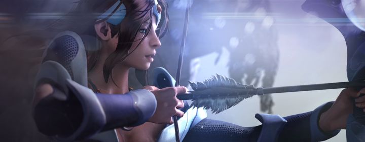 【DOTA2】得心应手的白虎月神箭表现截图
