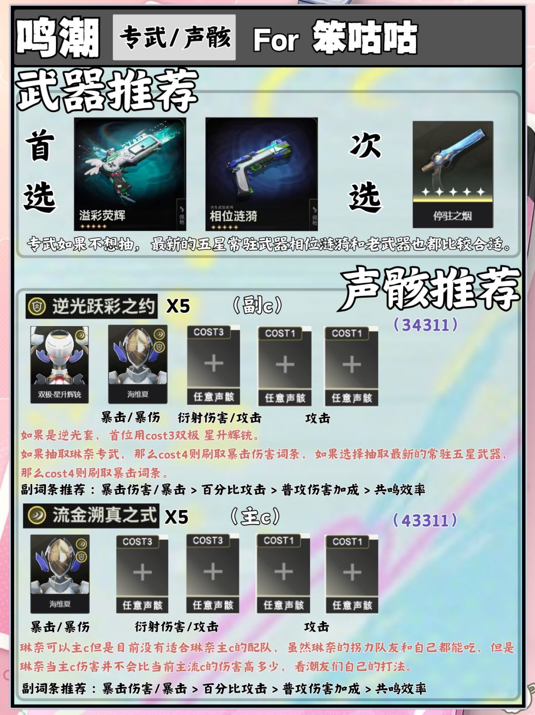 鸣潮|3.0版本琳奈角色攻略 3