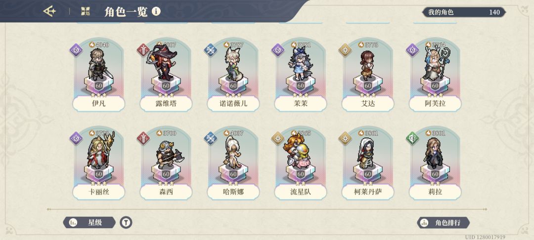 时隔一个月,再次全人物收集 5