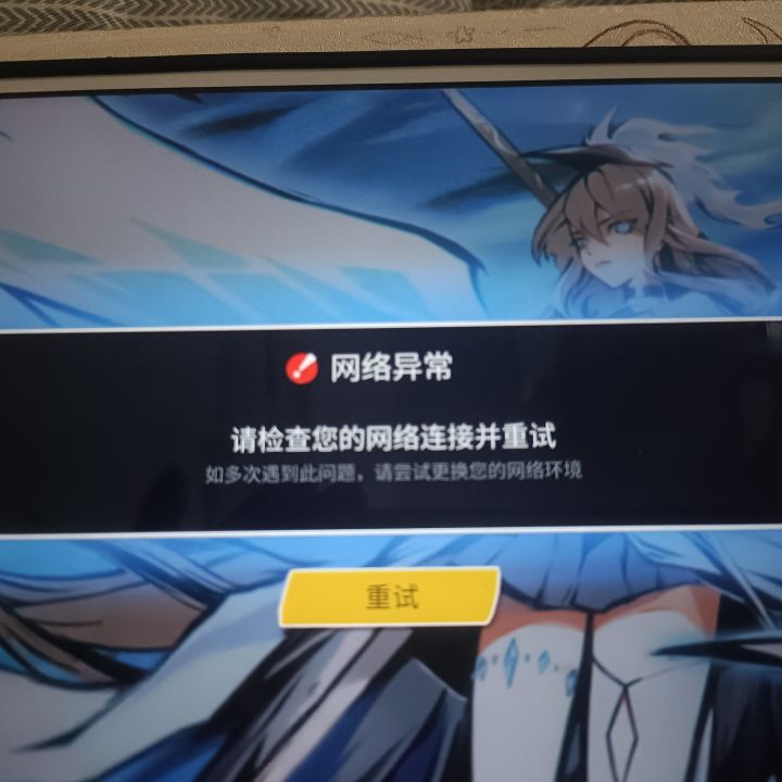 网络异常截图