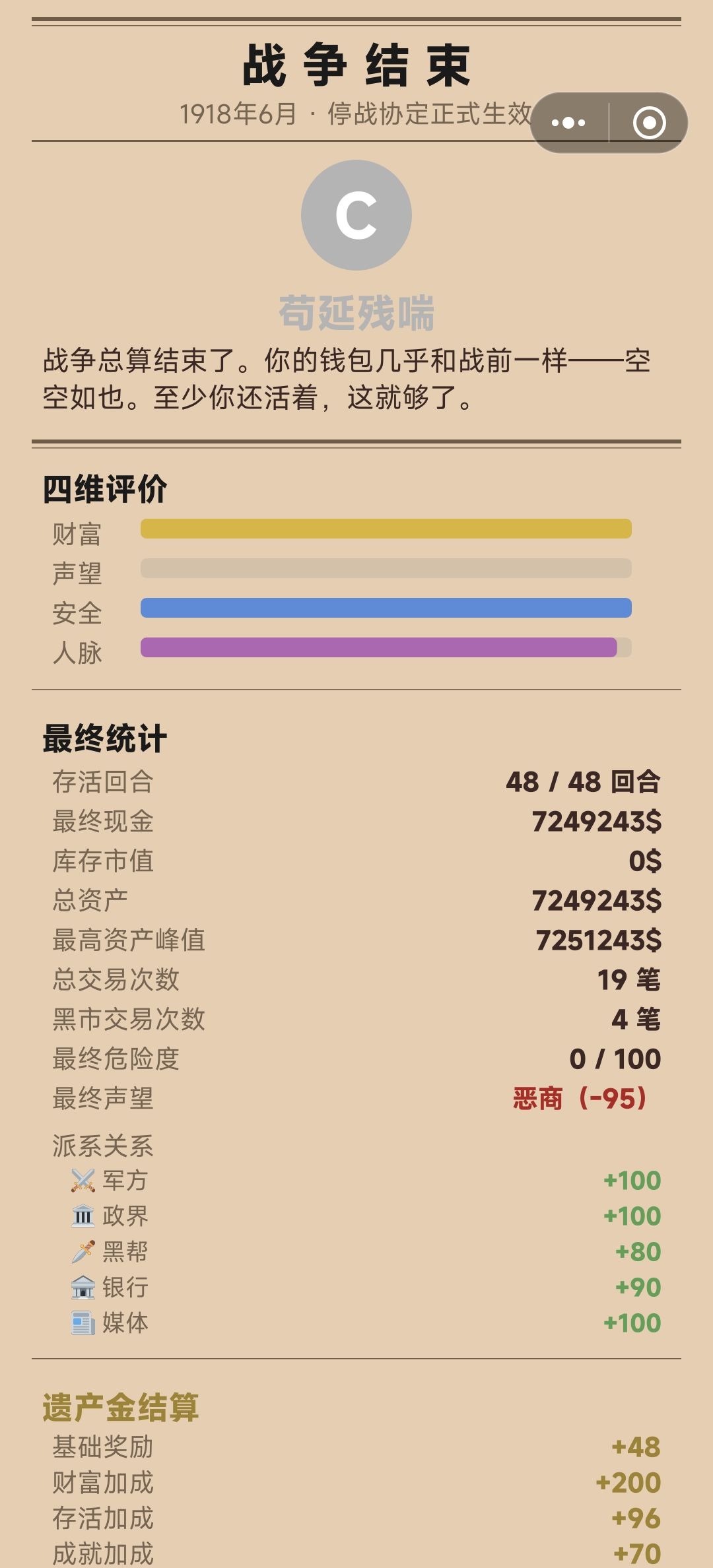 这个评级机制是怎么评的 2