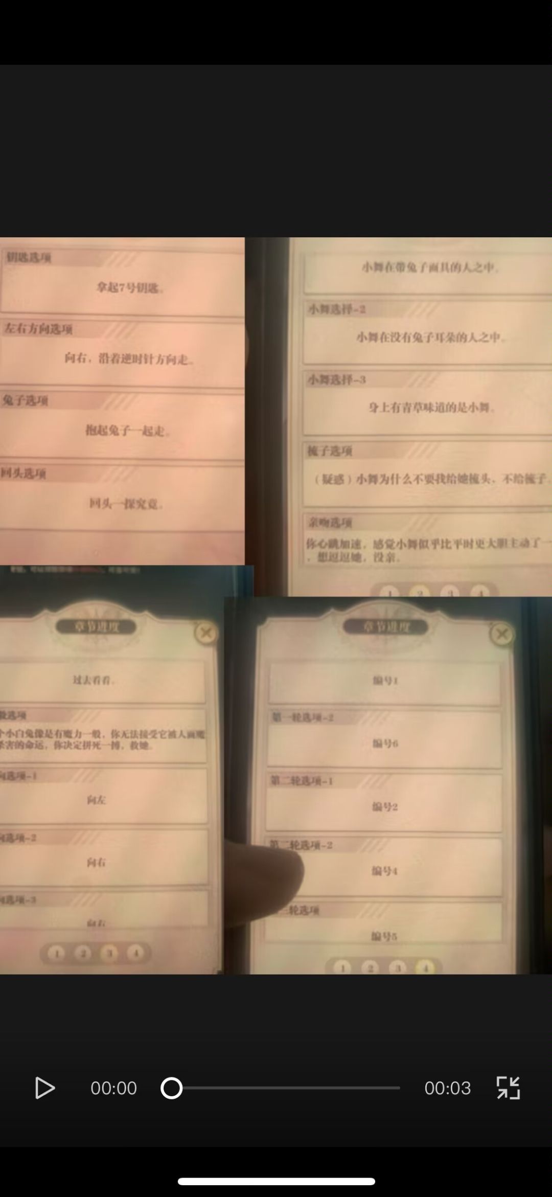镜花水月攻略简介第一到三章 3