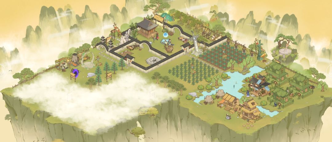 仙山小农布局版本进化史。截图