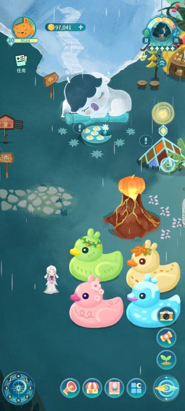 四季鸭子终于收集全了