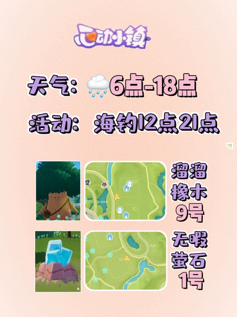 11月7日溜溜木萤石位置及活动摘要 2