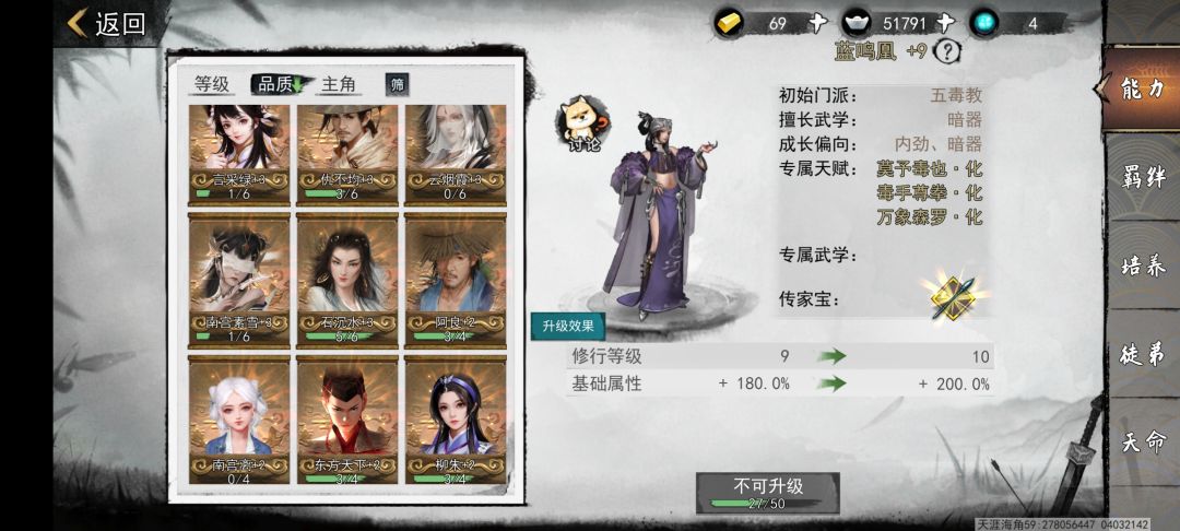 大佬们,新出的人物都有但等级都很低要养吗 4