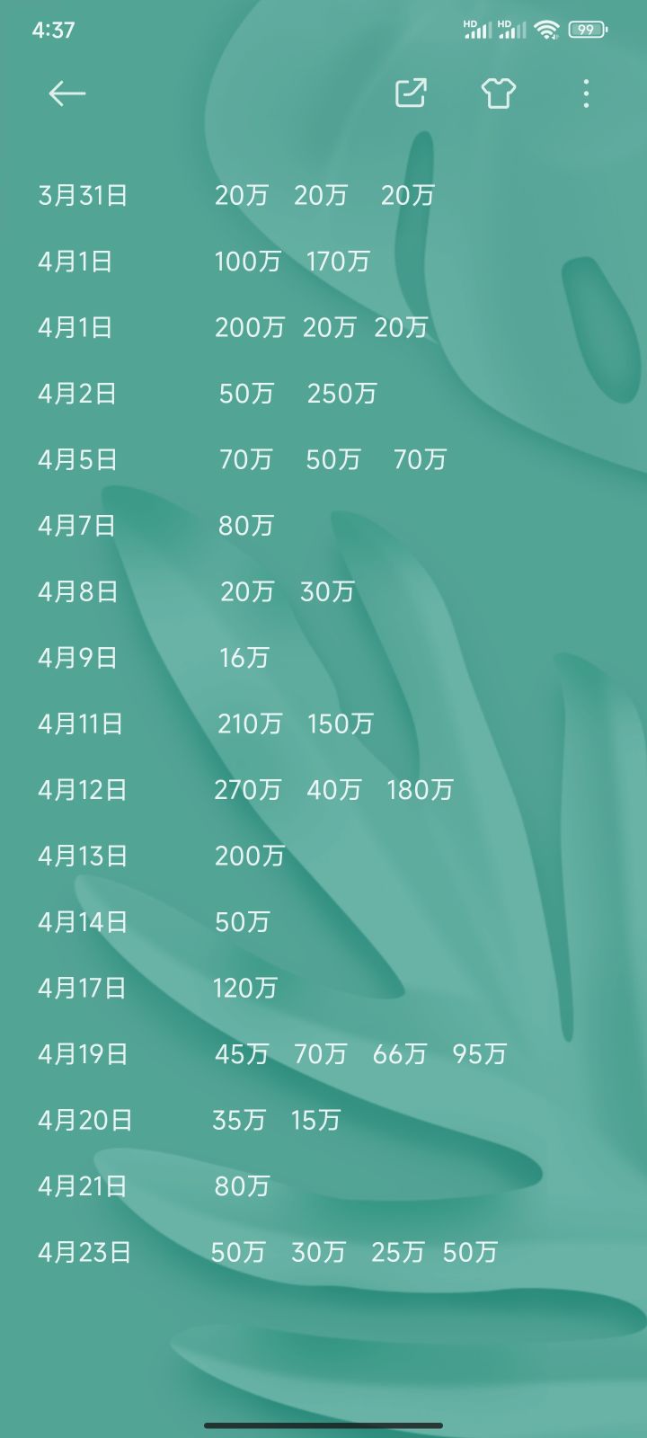 每天都在出金但感觉这游戏收金的真的不多了截图