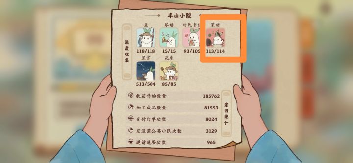 菜谱怎么会少一个呢？#桃源深处有人家 #攻略 #游戏讨论截图