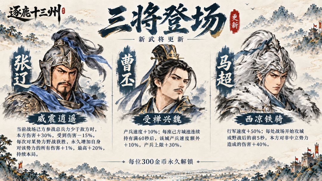 《逐鹿十三州》S4赛季更新 & 新英雄新地图上线 1