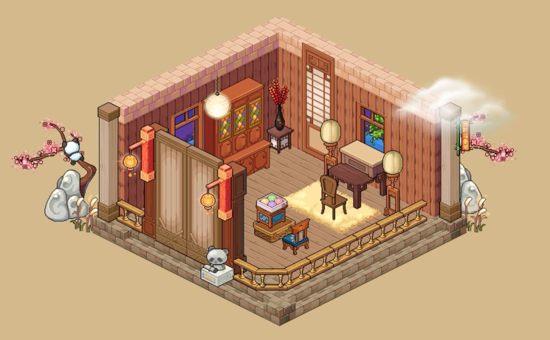 2级小屋合集💜💙💛💚❤️🧡 3