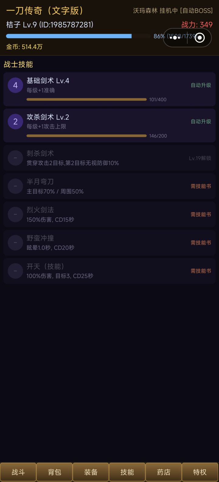 这游戏只有一个职业截图