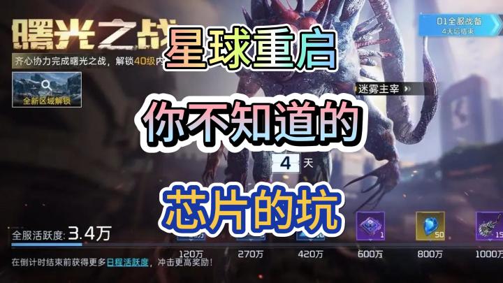 星球重启芯片搭配的大坑你知道吗截图
