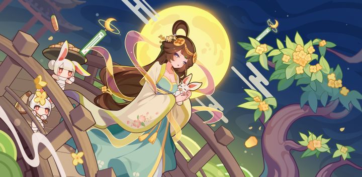 【盲盒派对】嫦娥「玉桂仙子」服饰动态展示截图
